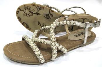 Pearl Strap Sandal