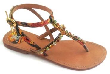 Boho Beaded T-Strap